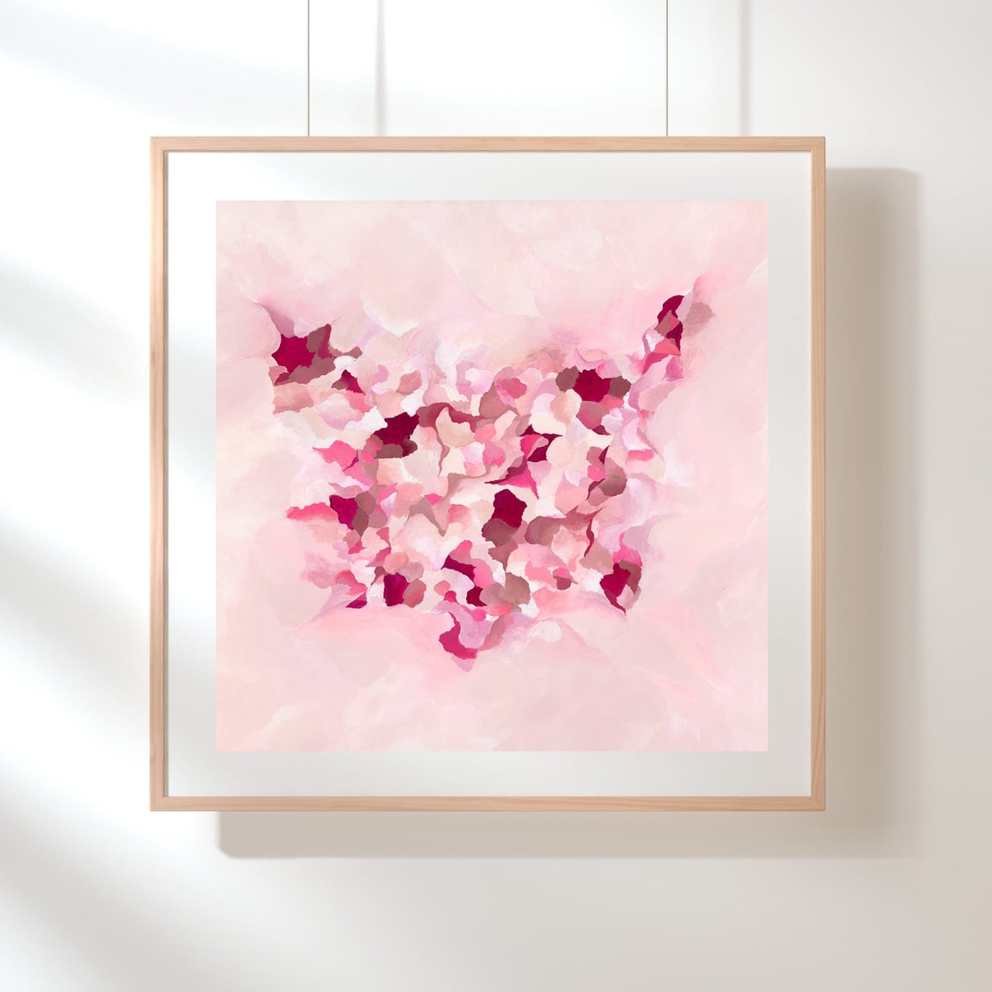 Bright abstract abstract paper print by Inna Barac