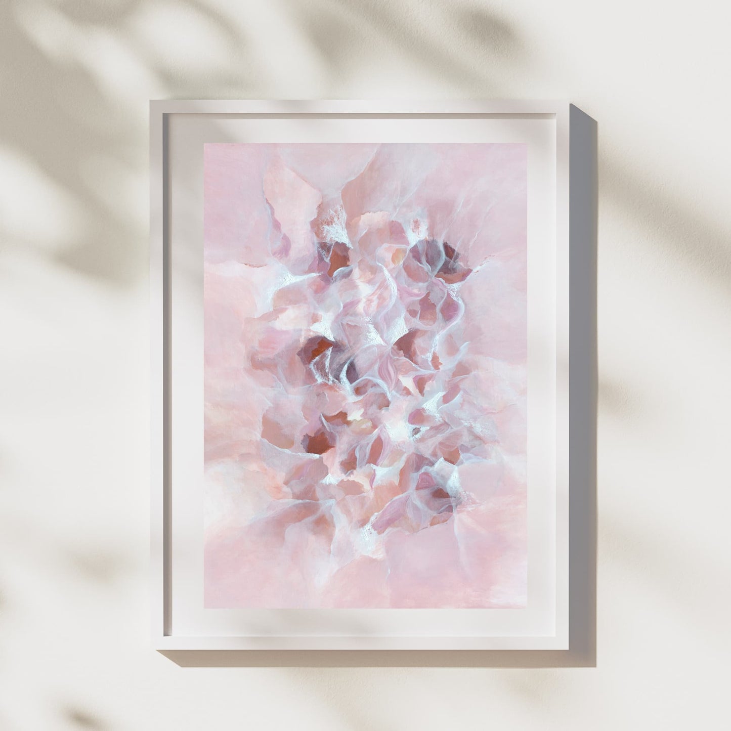 Neutral Modern Abstract Paper Print Inna Barac Art