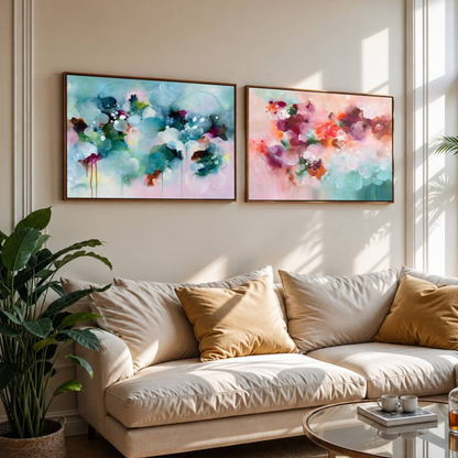 ~Pure Exhale & Pure Magic~ Landscapes Set of 2 Canvas Prints