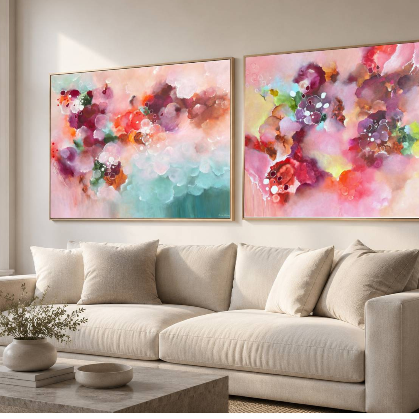 ~Pure Magic & Pure Freedom~ Landscapes Set of 2 Canvas Prints