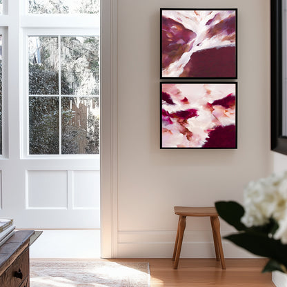 ~ Strength within Me & Beneath my Feet ~ Square set of 2 Canvas Prints