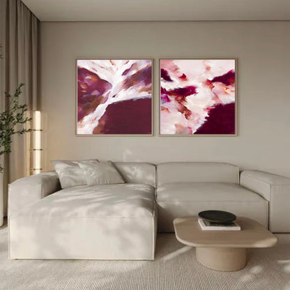 ~ Strength within Me & Beneath my Feet ~ Square set of 2 Canvas Prints