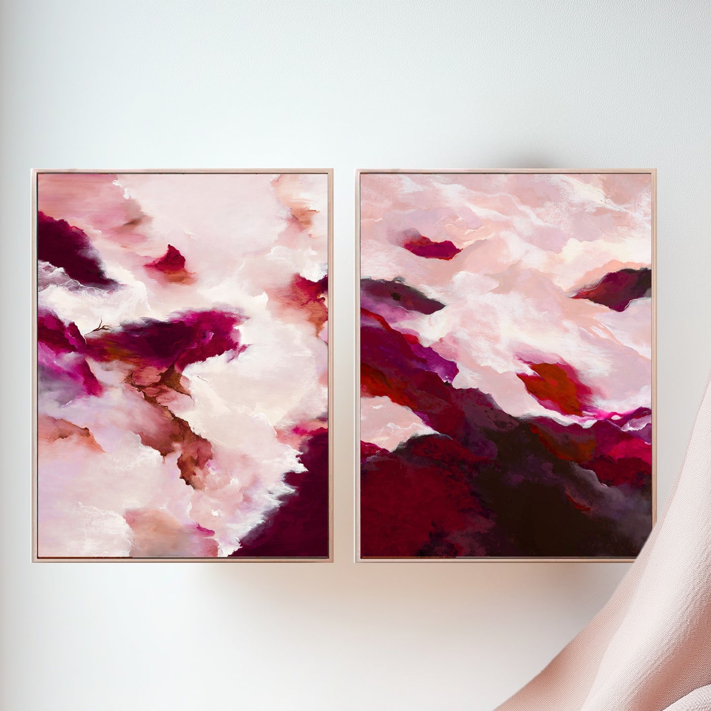 ~Beneath my Feet & Unearth Me~ Portrait Set of 2 Canvas Prints