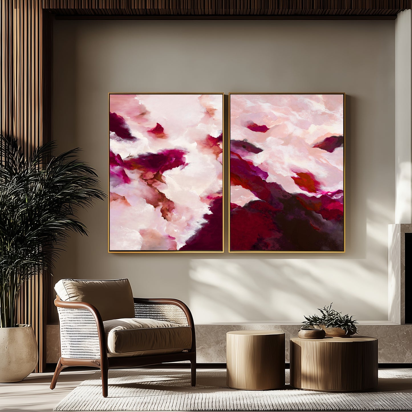~Beneath my Feet & Unearth Me~ Portrait Set of 2 Canvas Prints