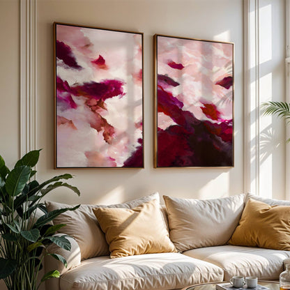 ~Beneath my Feet & Unearth Me~ Portrait Set of 2 Canvas Prints