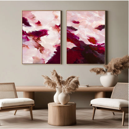 ~Beneath my Feet & Unearth Me~ Portrait Set of 2 Canvas Prints