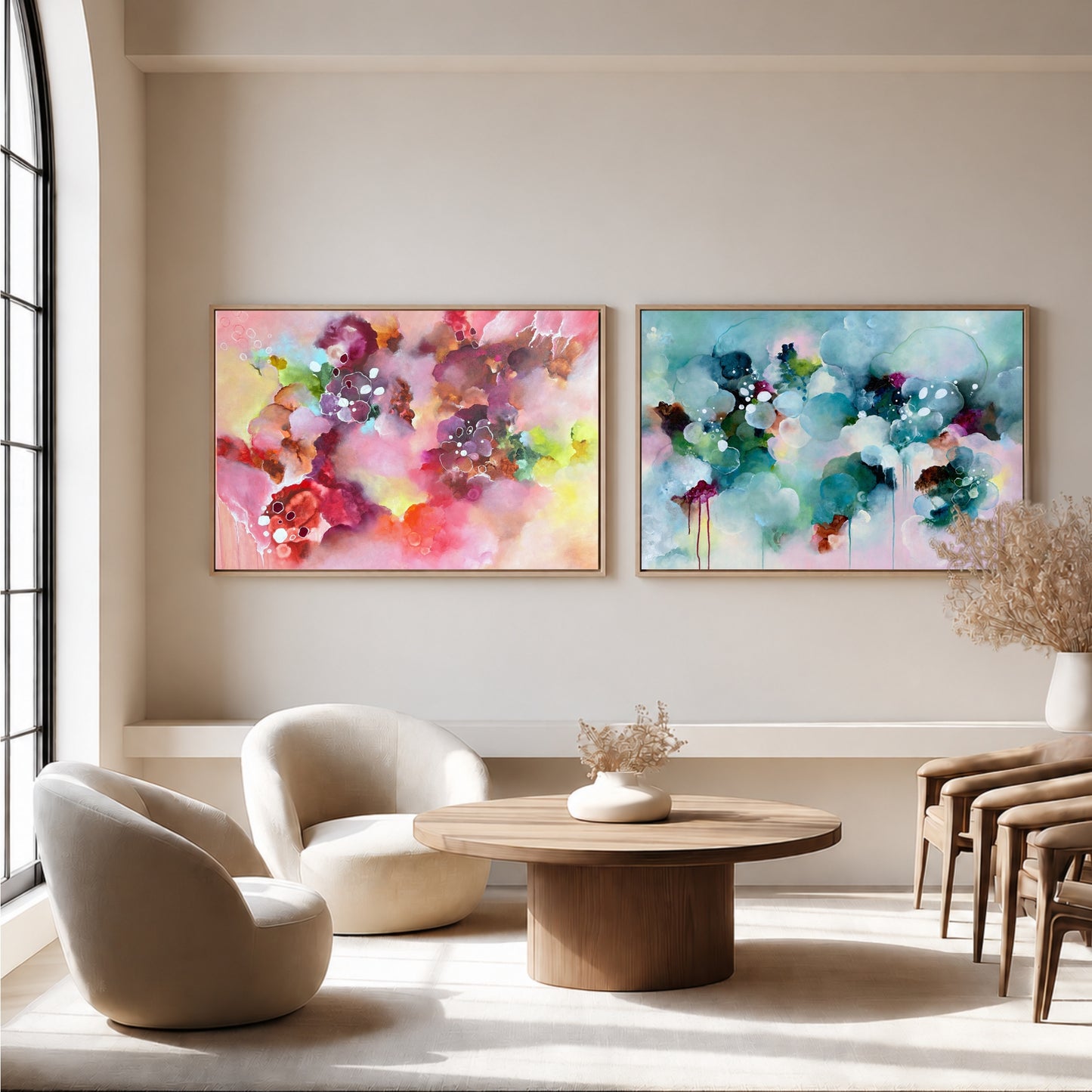 ~Pure Exhale & Pure Freedom~ Landscapes Set of 2 Canvas Prints