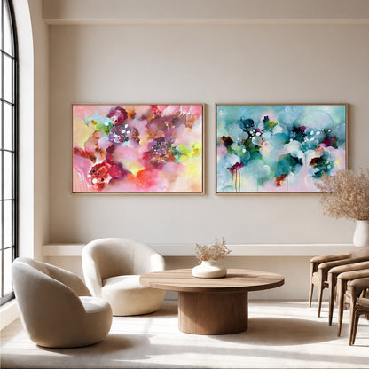 ~Pure Exhale & Pure Freedom~ Landscapes Set of 2 Canvas Prints