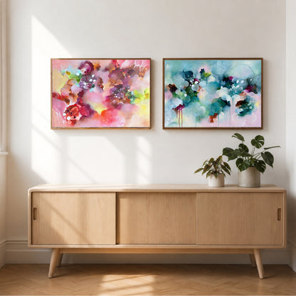 ~Pure Exhale & Pure Freedom~ Landscapes Set of 2 Canvas Prints