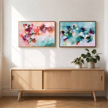 ~Pure Exhale & Pure Magic~ Landscapes Set of 2 Canvas Prints