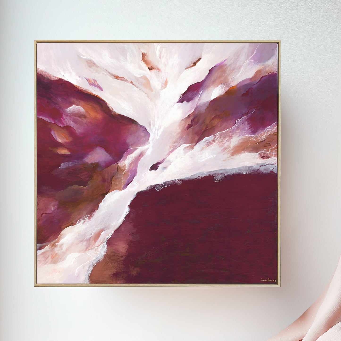 ~ Strength Within Me ~ Square Canvas Print