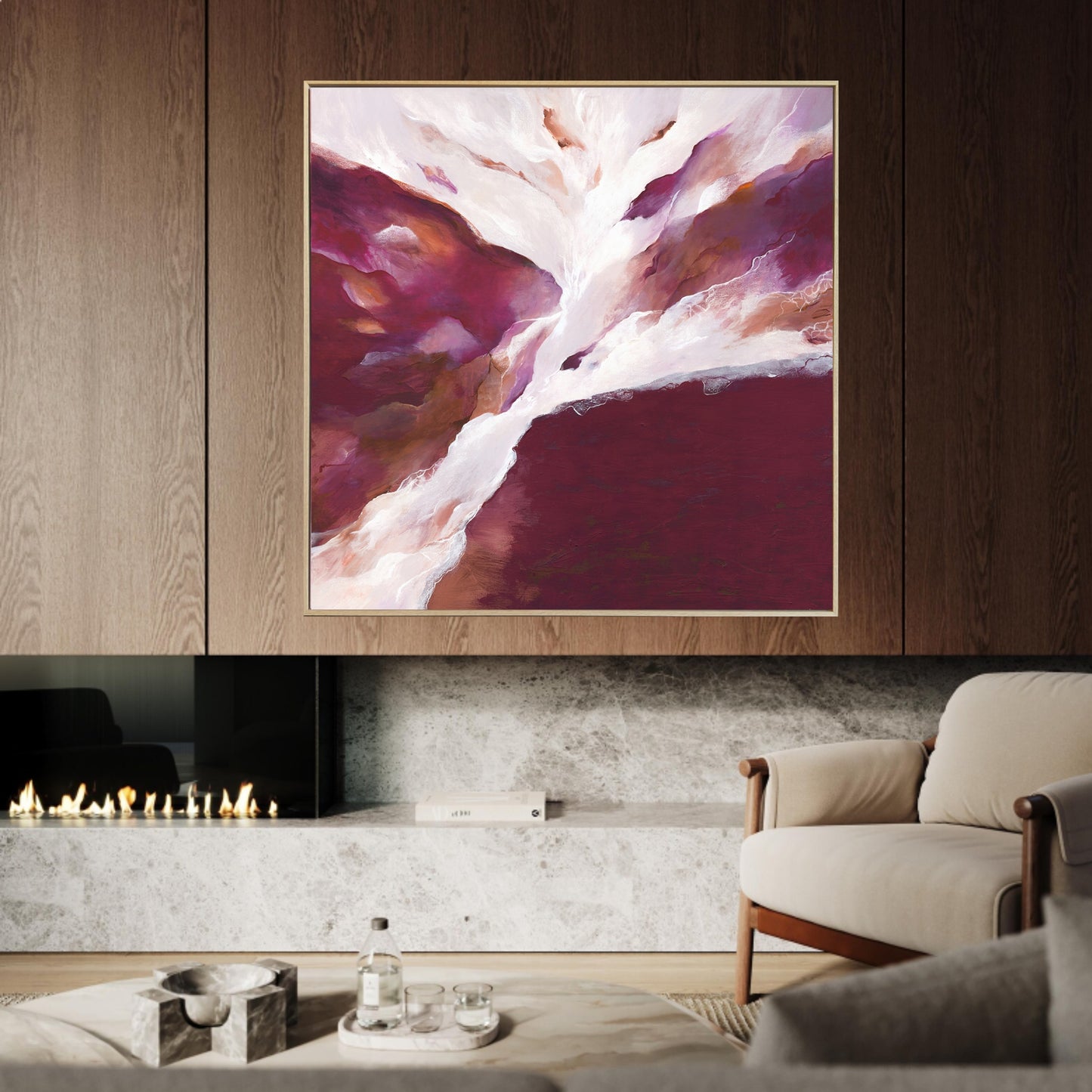 ~ Strength Within Me ~ Square Canvas Print