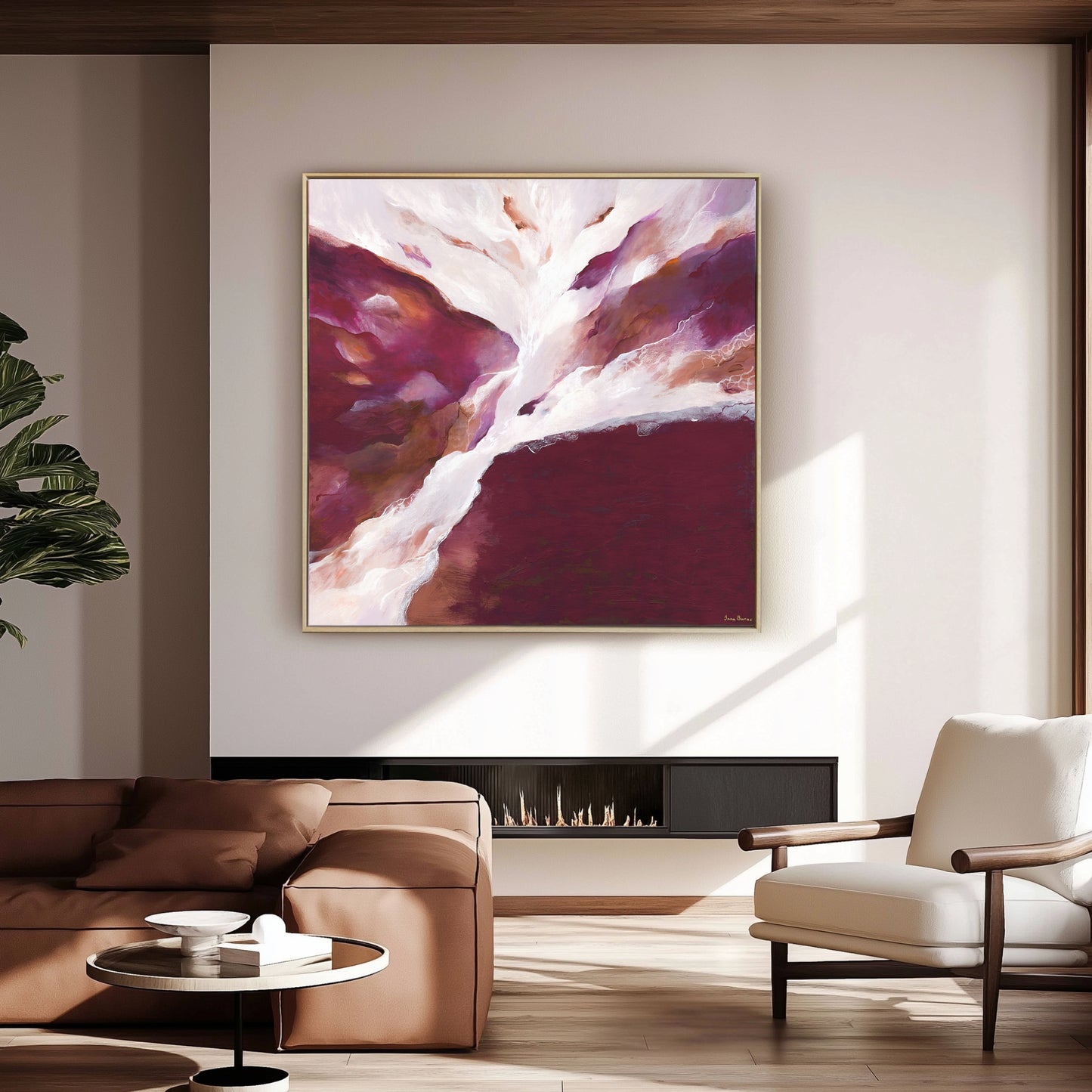 ~ Strength Within Me ~ Square Canvas Print