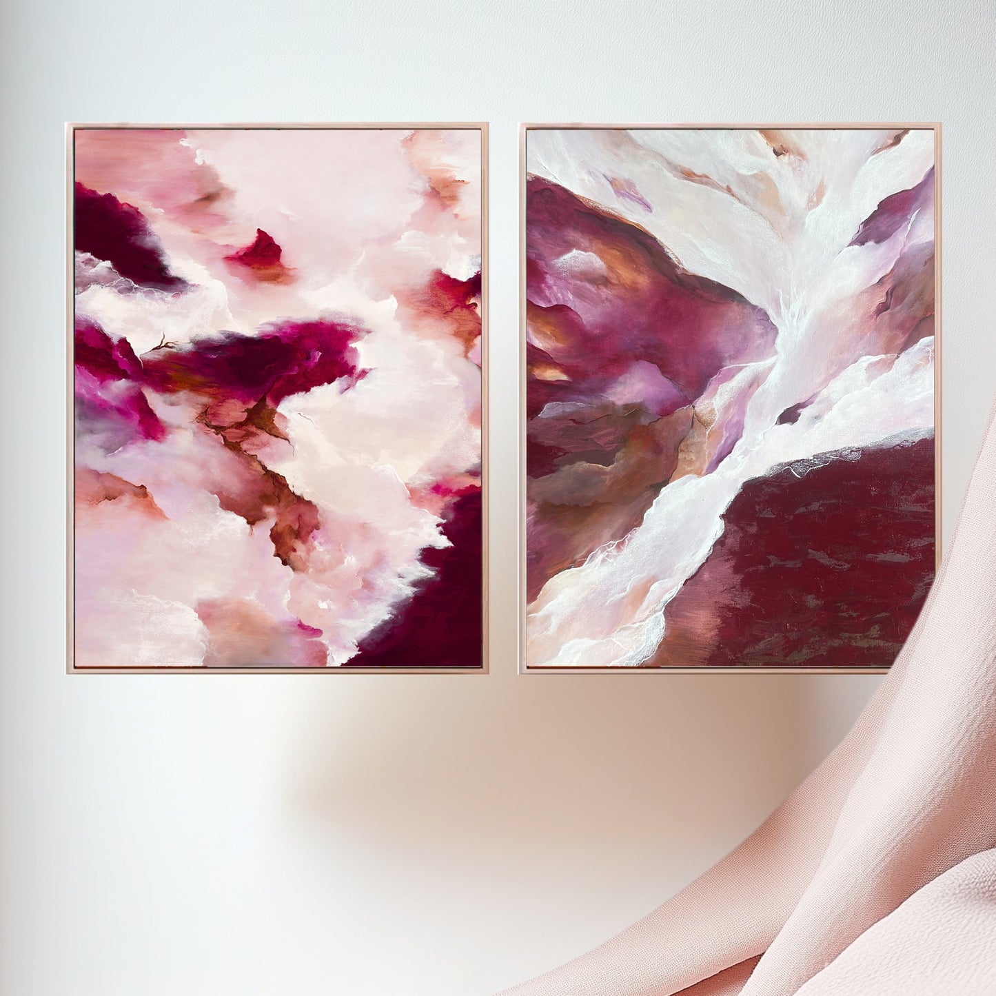 ~Beneath my Feet & Strength Within Me~ Portrait Set of 2 Canvas Prints