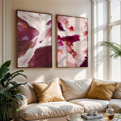 ~Beneath my Feet & Strength Within Me~ Portrait Set of 2 Canvas Prints