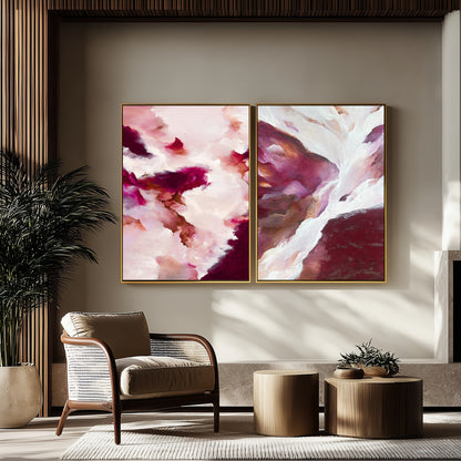~Beneath my Feet & Strength Within Me~ Portrait Set of 2 Canvas Prints