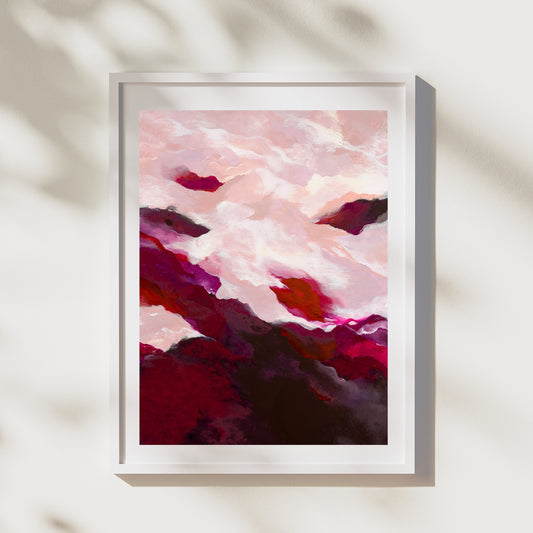 earthy landcape painting